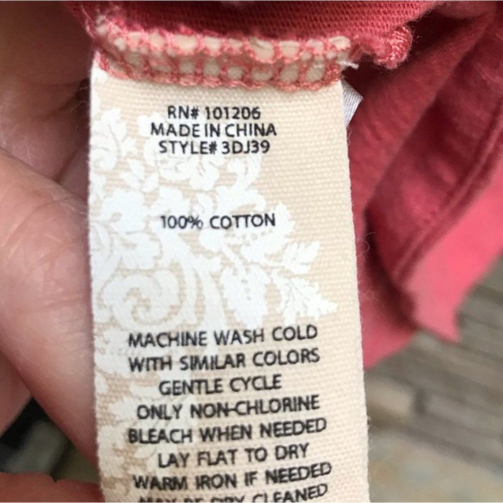 Soft Surroundings Coral Sleeveless Tunic - Picture 6 of 7